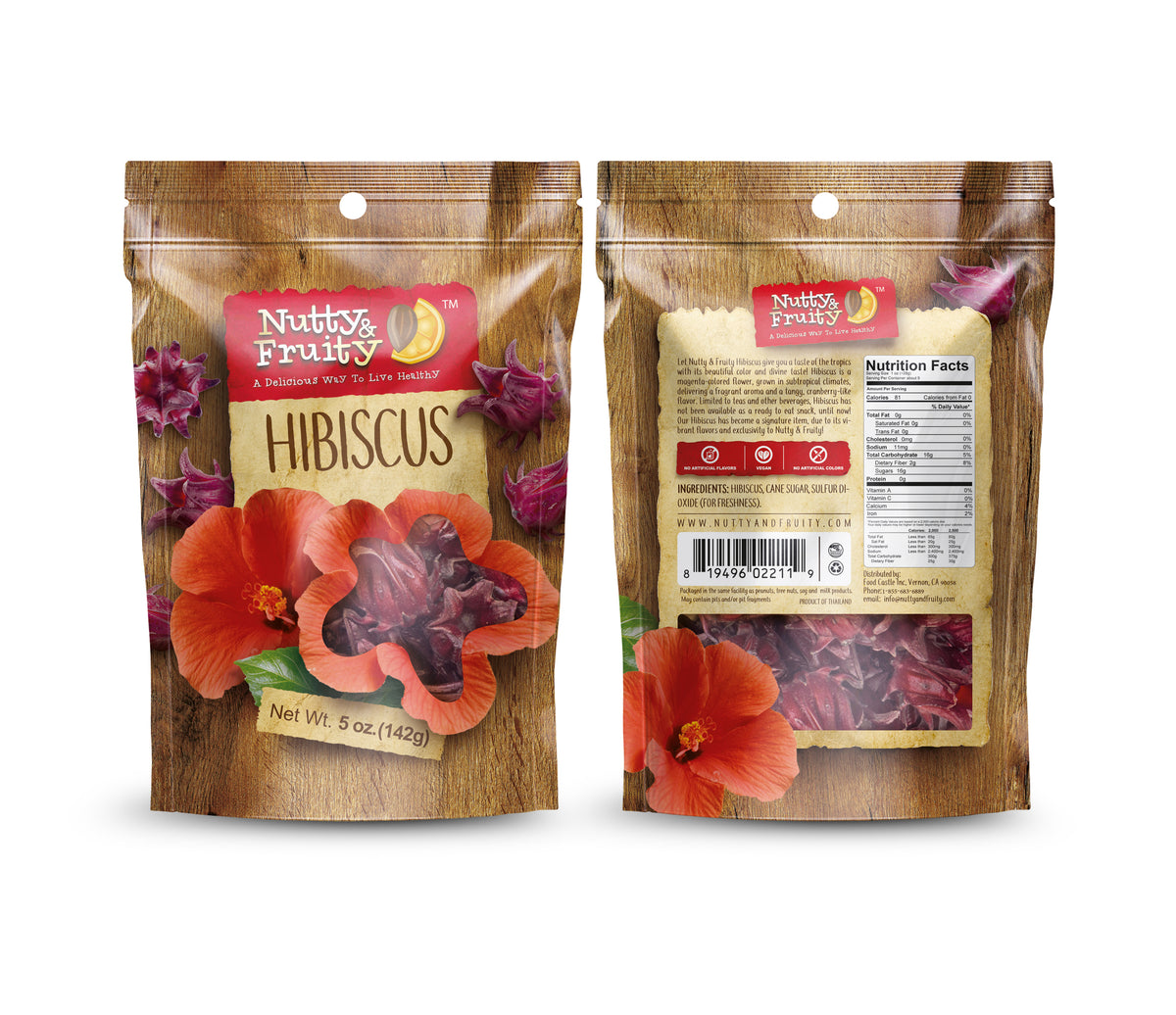 Hibiscus Flower, Dried, Bucks Fifth Avenue